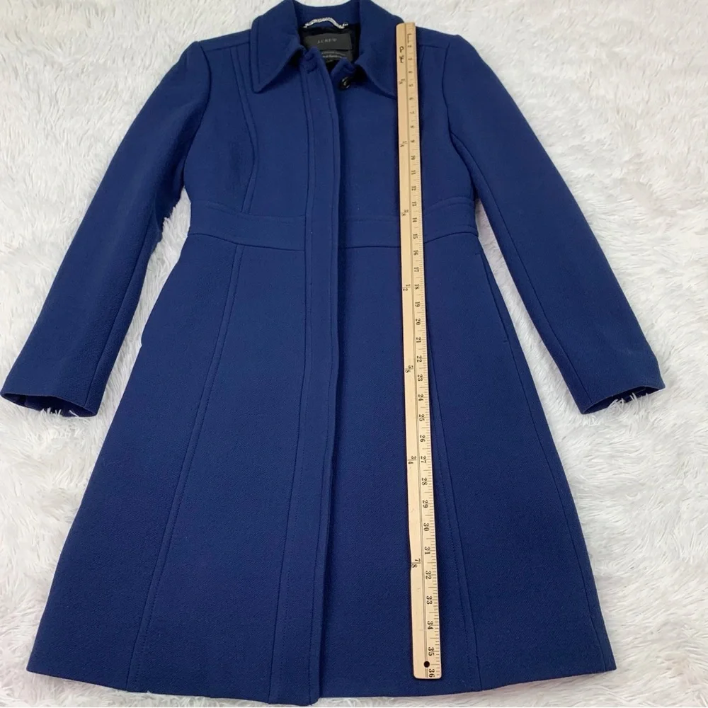 J Crew Classic lady day coat in Italian double-cloth wool with Thinsulate - Picture 2 of 11